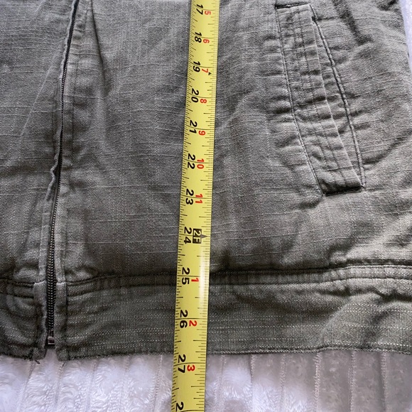 O'neill Green Sherpa Lined Bomber Jacket Women's size medium - Picture 4 of 8